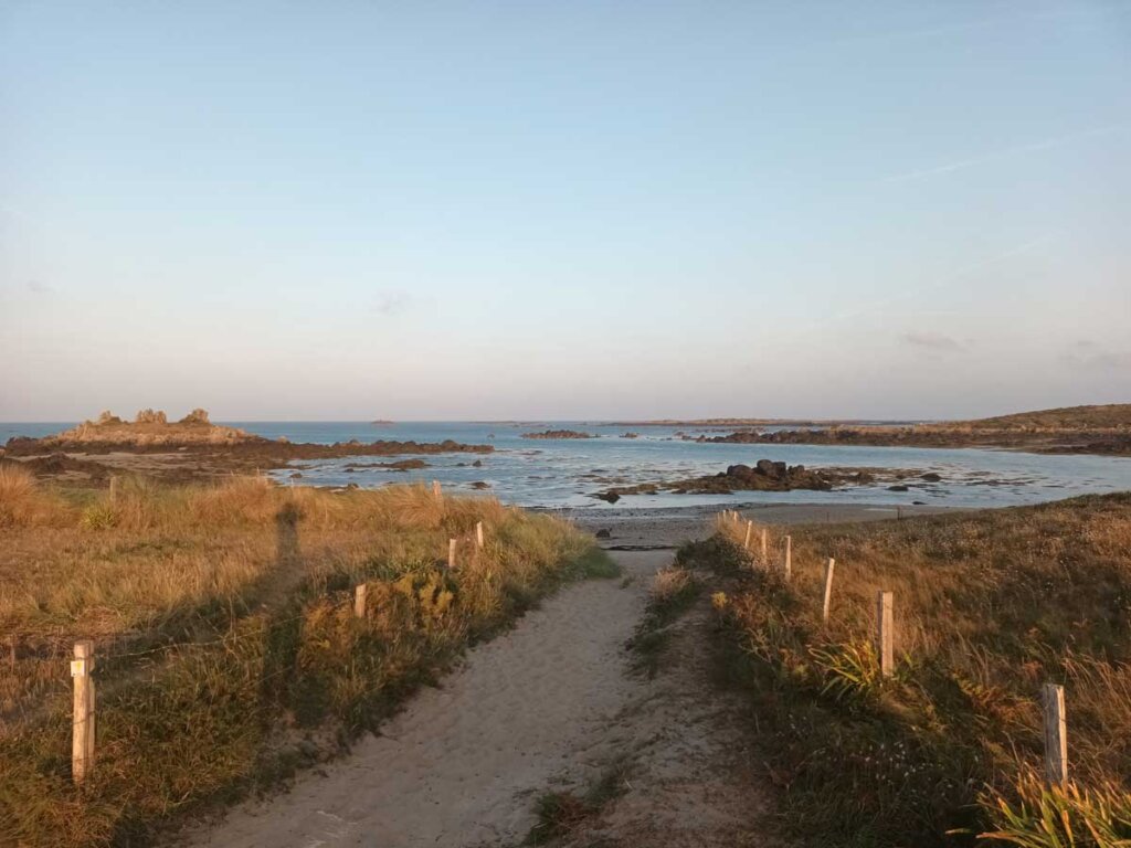 Ile Chausey sunrise beach