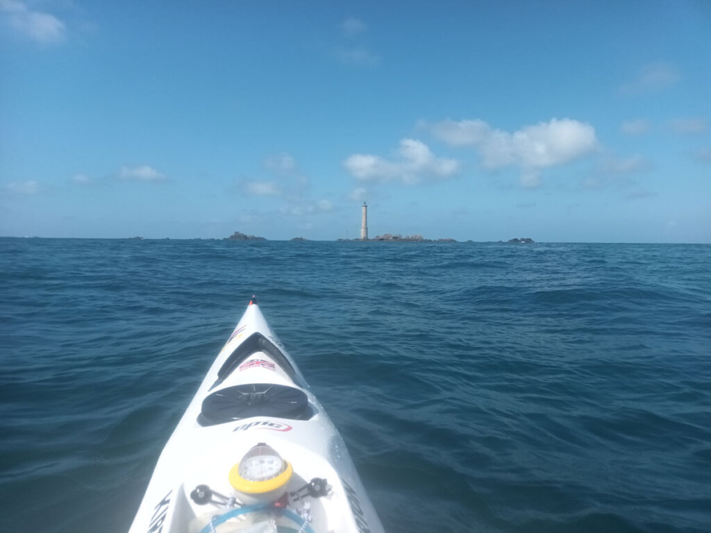 Phare des Héaux de Bréhat sea kayak view