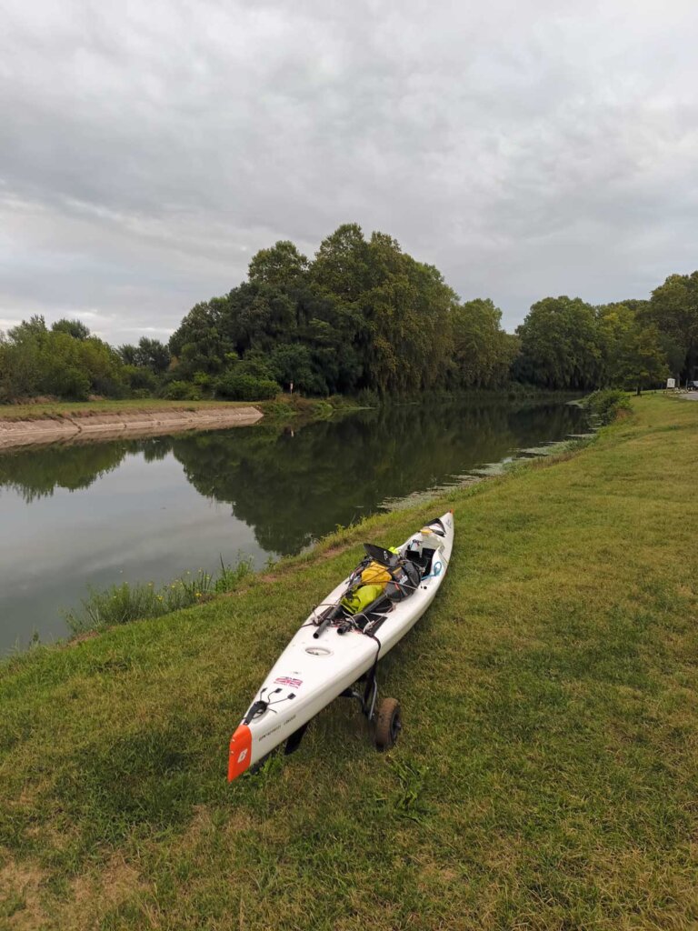 Canal lateral de la garonne kayak