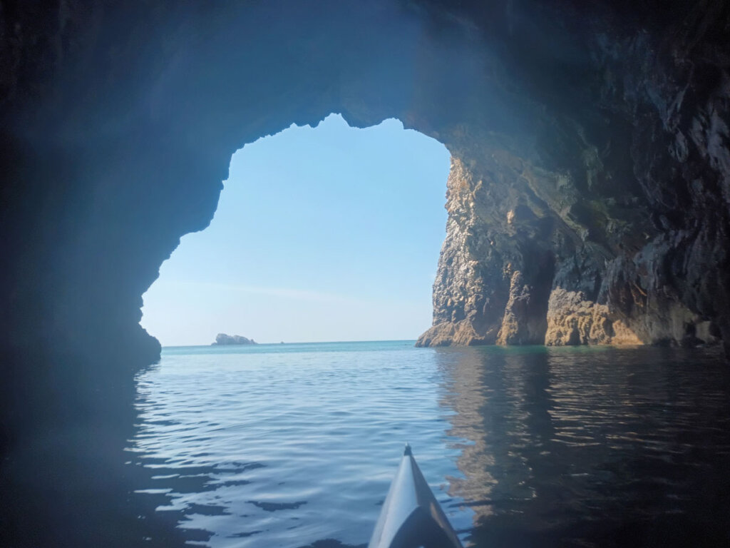 sea cave kayak