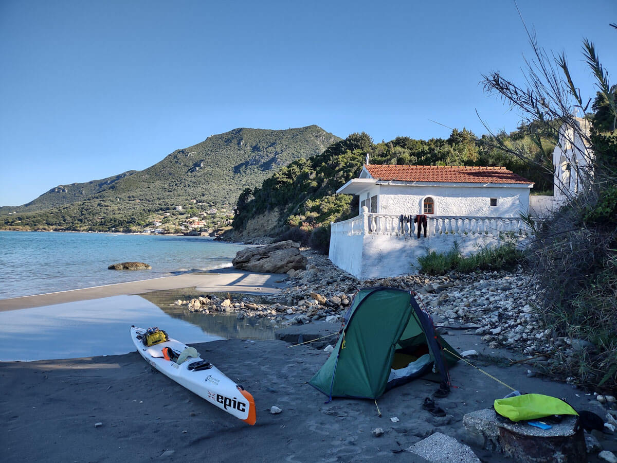 Day 99: Arkoudilas Beach to the Church of Agios Nikolaos